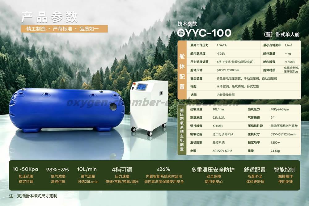GYYC-100 单人软体微高压氧舱